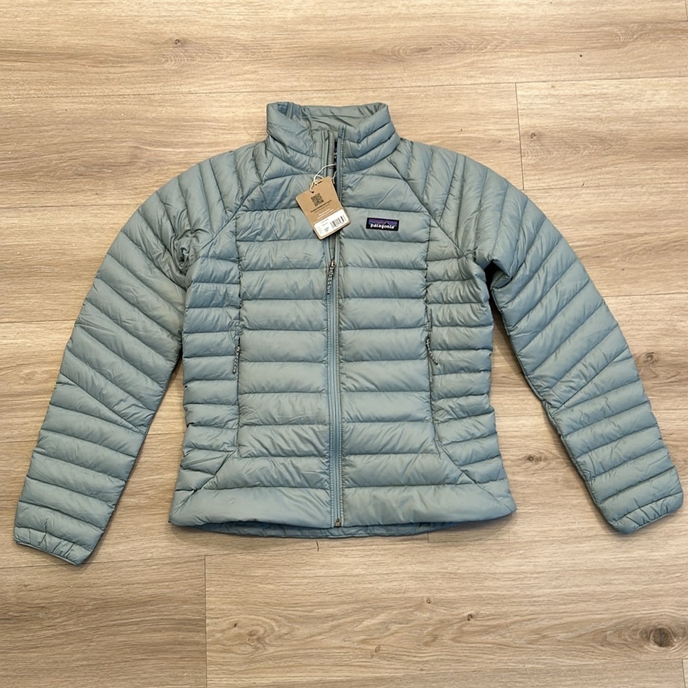 Patagonia Women's Down Sweater color thermal blue - Picture 5 of 9